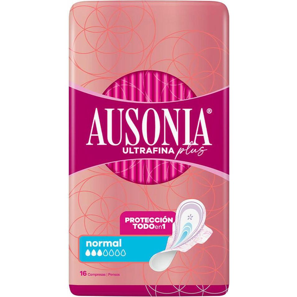Ausonia, Binden, ULTRAFINA PLUS compresas normal alas 16 u (16 x)