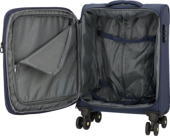 Produktbild D&N Travel Line 9704 4 Rollen Kabinentrolley S 55 cm mit Dehnfalte (38 l)