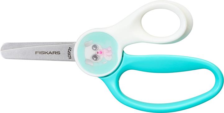 Fiskars Forbici per bambini con immagine di cucciolo da 6 anni Lunghezza: 13 cm (13 cm)