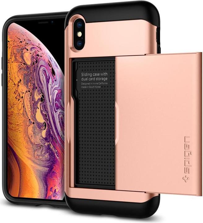 Immagine prodotto Spigen Slim Armor CS oro rosa (Apple iPhone XS, Apple iPhone X)