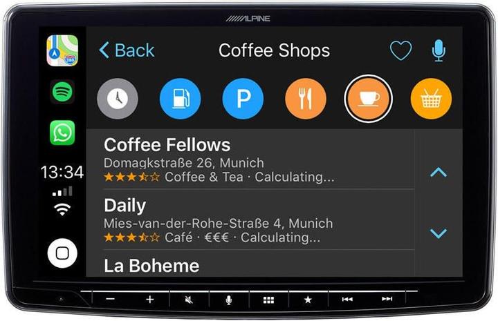 Actual product image Alpine iLX-F903D (Android car, Apple Carplay)