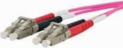 Actual product image Metz Connect 151S1JOJO10E. Cable length: 1 m, Fiber optic cable type: OM4, Connector 1: 2x LC, Connector 2: 2x (CAT7, 1 m)