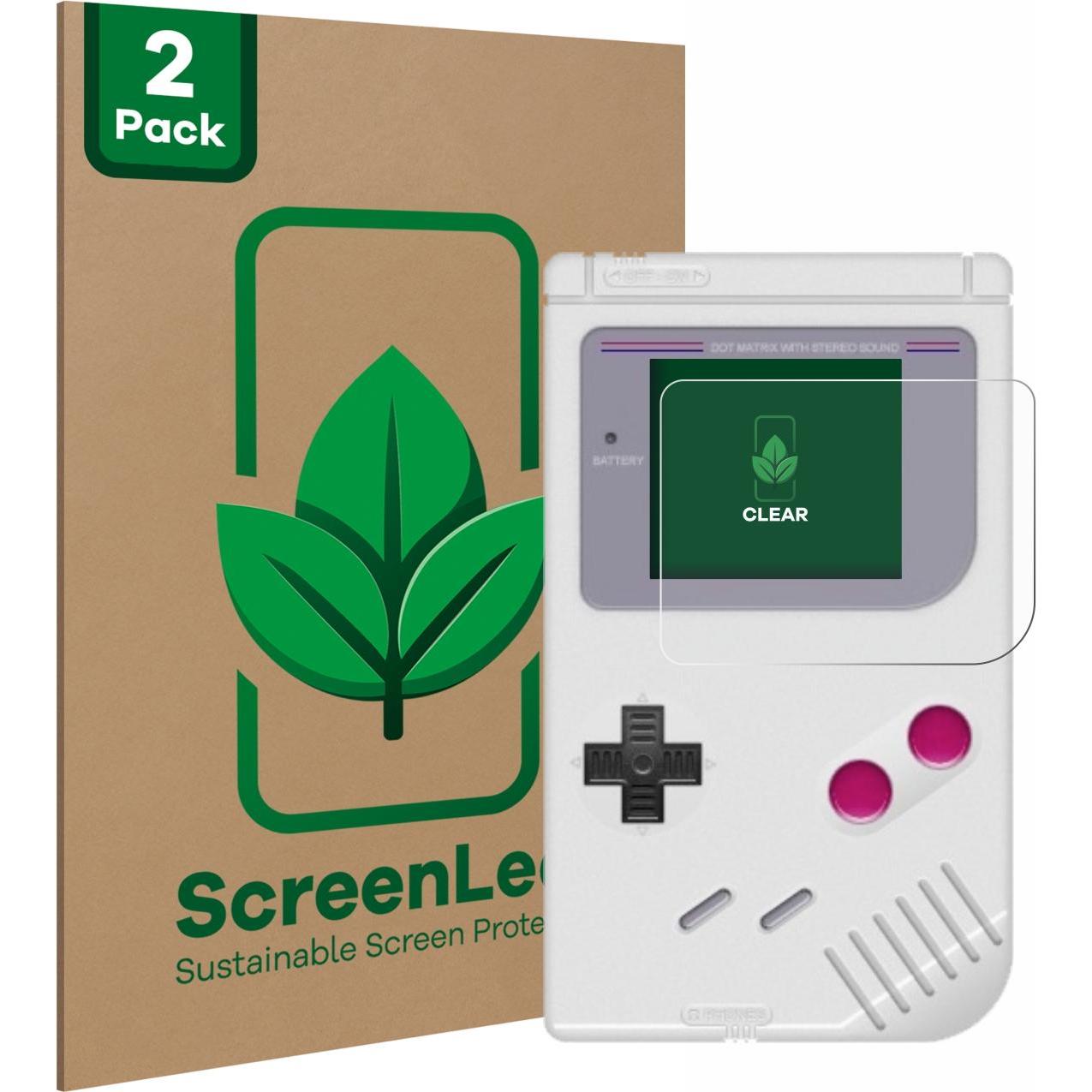 ScreenLeaf Schutzfolie nachhaltiger Displayschutz Displayschutzfolie Folie Klar Transparent (DSi XL), Weiteres Gaming Zu...