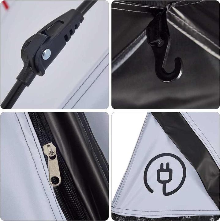 Produktbild vidaXL Kuppel-Campingzelt 4 Personen Verdunkelt Quick Release (Kuppelzelt, 3.75 kg, 4 Personen)