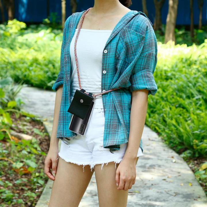 Produktbild Cadorabo TPU Handy Kette SILBER Cover