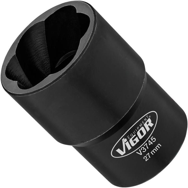 Produktbild Vigor Spiralnutenausdreher-Einsatz ∙ V3745 ∙ Vierkant12,5 mm (1/2 Zoll) ∙ Aussen Schraubenausdreher … (27 mm)