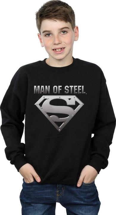 Produktbild Superman Man Of Steel Shield Sweatshirt Jungen (152, 158)