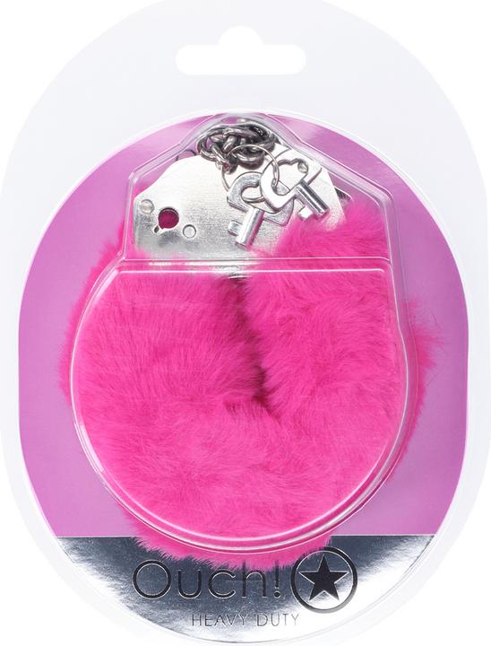 Productafbeelding Ouch! Heavy-duty Fluffy Handcuffs - Pink