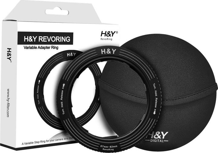 Image du produit H&Y Adaptateur REVORING 67-82mm pour filtres 82mm (Adaptateurs de filtre, 82 mm)