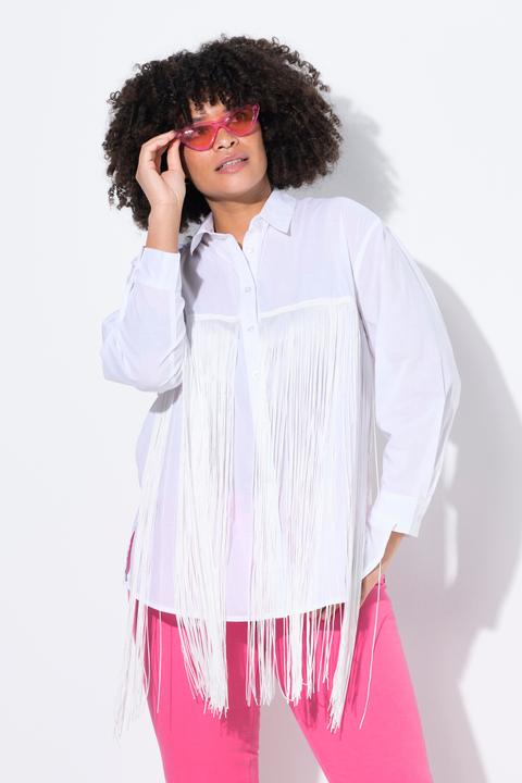 Immagine prodotto Angel of Style Bluse, Straight Fit, lange Fransen (60)
