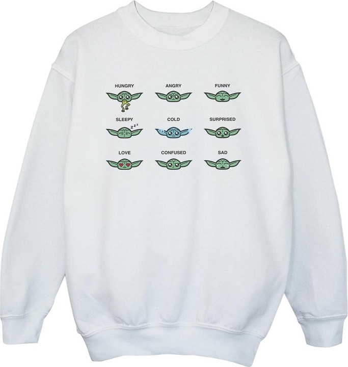 Produktbild Star Wars Mandalorian Grogu Mood Sweatshirt Jungen (140, 146)