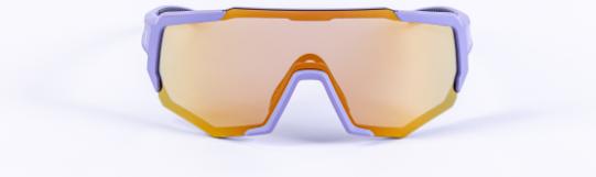 Actual product image Coast Optics Nita sports glasses Alpen purple with Gold Sun and clear lens (Alps purple, Gold Sun, Lucid)