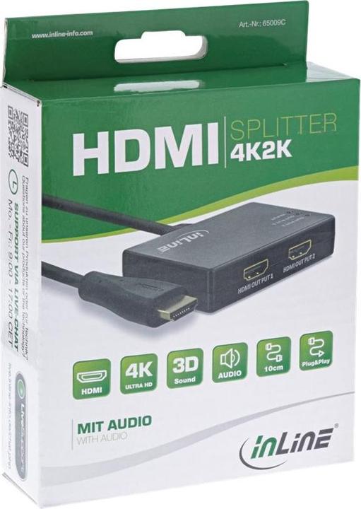 Actual product image InLine HDMI Splitter/Distributor