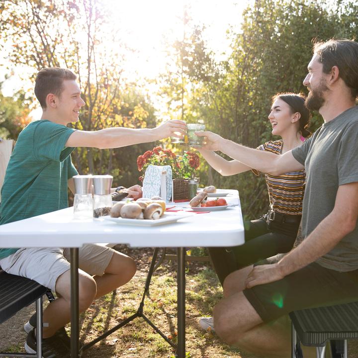 Image du produit Relaxdays Banc pliable, lot de 2