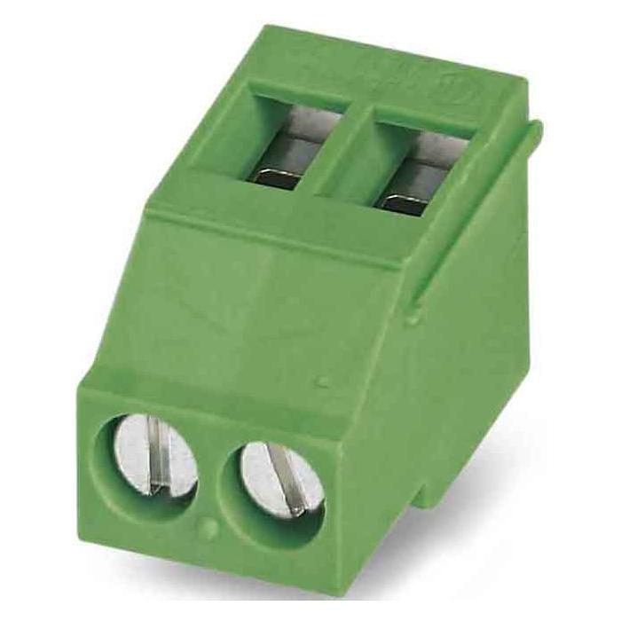 Phoenix Contact PHOE Leiterplatten-Anschlussklemme, Elektronikkabel + Stecker, Grün