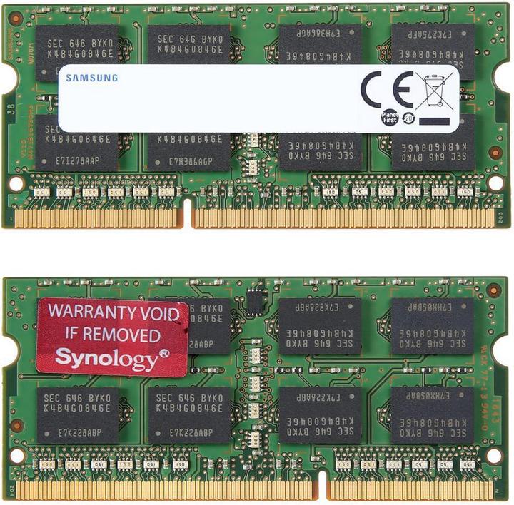 Actual product image Synology RAM1600DDR3L-8GBX2 (2 x 8GB, 1600 MHz, DDR3L-RAM, SO-DIMM)