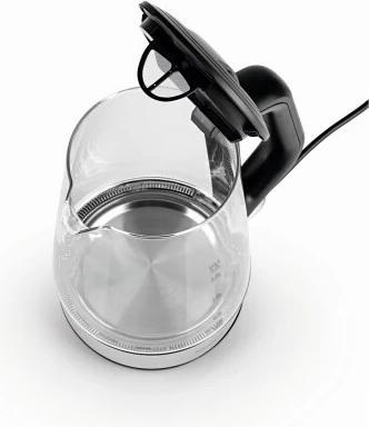 Produktbild Gourmetmaxx Wasserkocher 1.7 l, Schwarz/Transparent (1.70 l)
