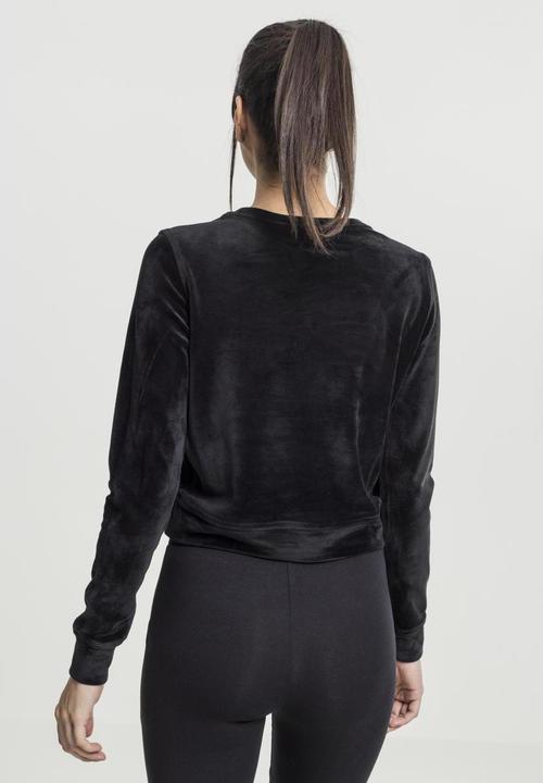 Produktbild Urban Classics Ladies Short Velvet Crew (S)