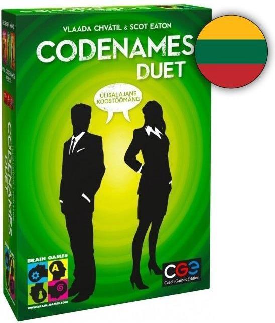 Actual product image Brain Games Codenames Duet | LT (Lithuanian)