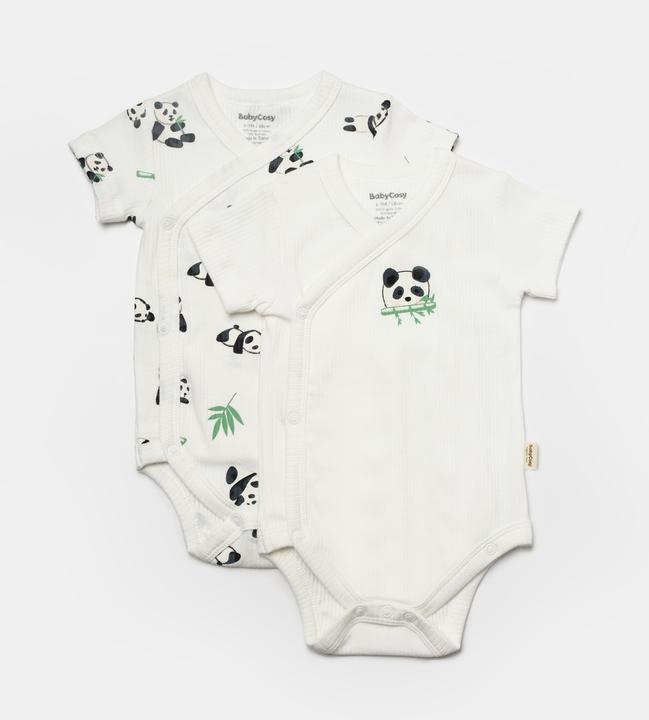 Produktbild BabyCosy Zweireihiger Body, 2 Pack (68)