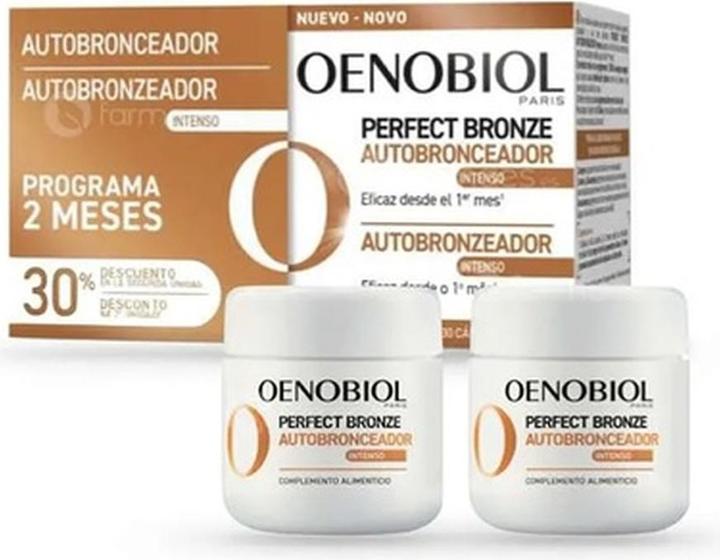 Oenobiol Self-Tanning Capsules Duo 2x30 - A Convenient Self-Tanning Solution