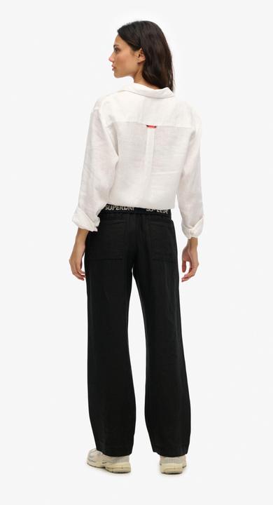 Produktbild Superdry Leinenhose mit Kordelzug (M)