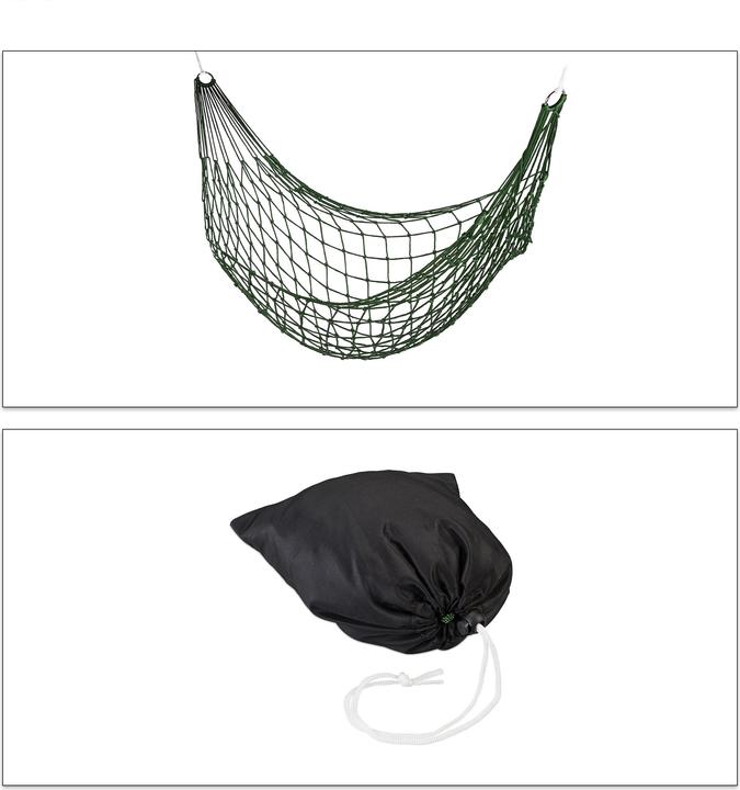 Actual product image Relaxdays Net Hammock For 1 (100 kg)