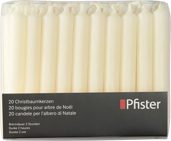 pfister Candele di base per alberi (20 pz.)