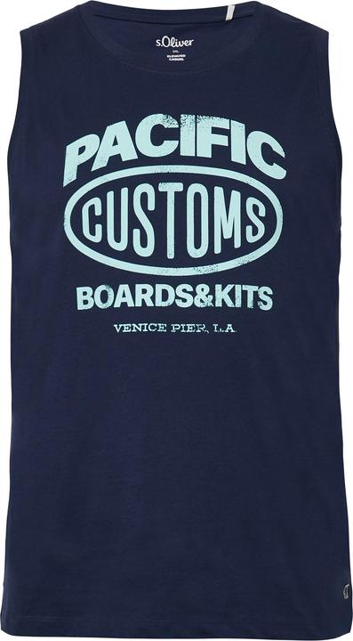 Actual product image S.Oliver T-Shirt Tanktop aus Baumwollle mit Frontprint (XXL)