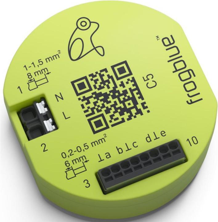 Actual product image Frogblue 5-channel extra-low voltage input, frog Contact 5