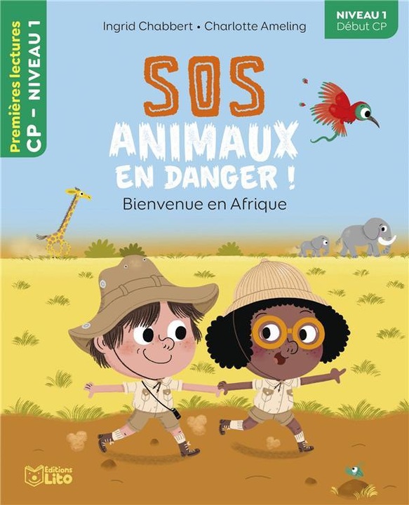 Produktbild SOS animaux en danger! : Bienvenue en Afrique (Französisch, Ameling Charlotte, Chabbert Ingrid, 2023)