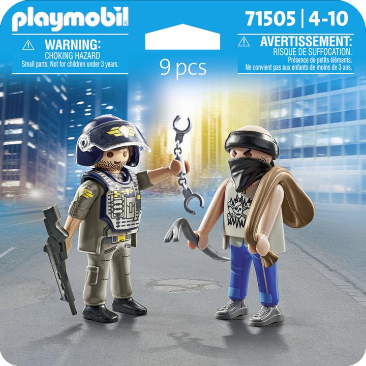 Actual product image Playmobil DuoPack SWAT & Bandit (Playmobil Action Heroes)