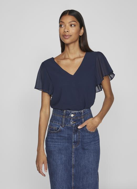 Image du produit Vila Top à manches courtes et décolleté en V (38)