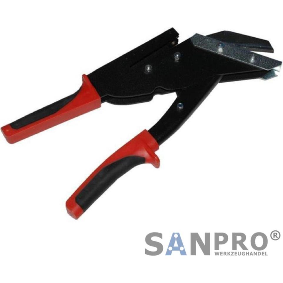Sanpro, Bolzenschneider + Seitenschneider, Schieferschere / Faserzementschere 35mm mit Locher und stabilen Schneiden (35...