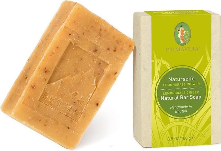 Actual product image Primavera Natural soap LEMONGRASS INGWER (Hard soap)
