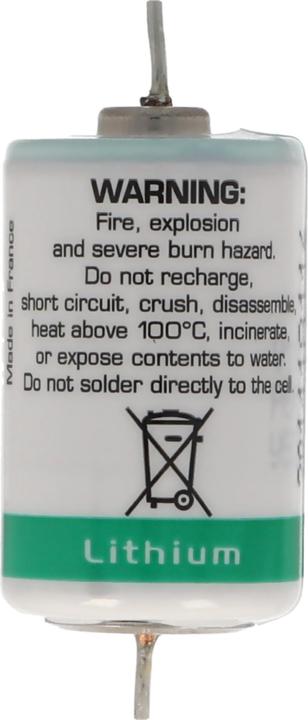 Actual product image Saft Battery Buderus 63010218 (1 pcs., 1/2 AA, 1200 mAh)