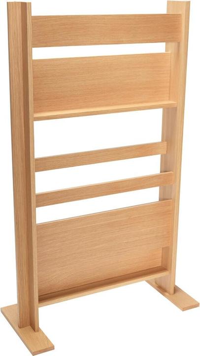 Hübsch Forma Magazine Holder/Partition Natural (40 x 40 x 142 cm)