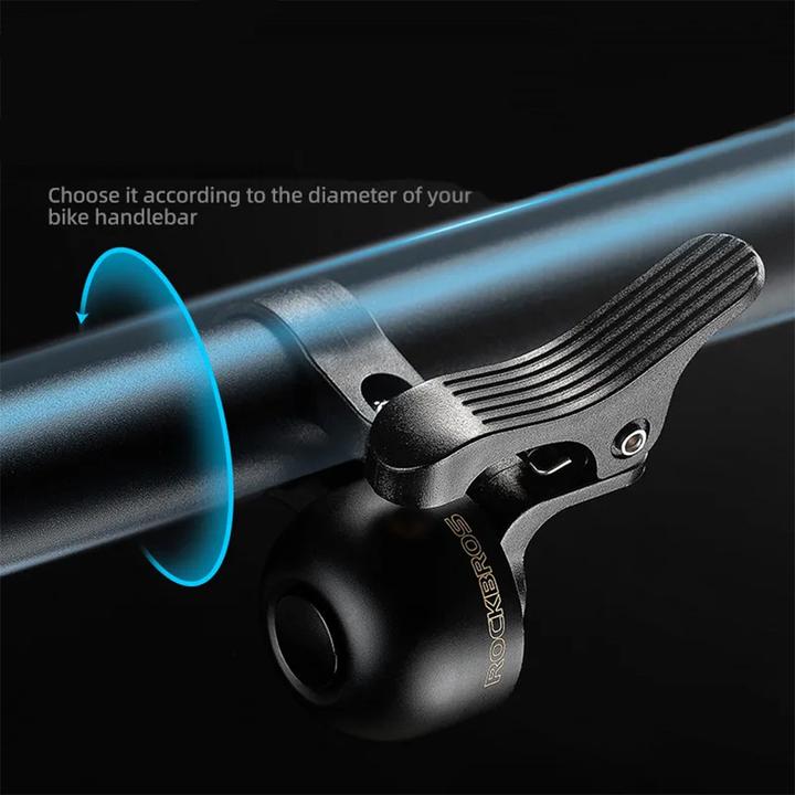 Produktbild Rockbros 34210007001 Fahrradklingel für die linke Lenkerseite - Schwarz