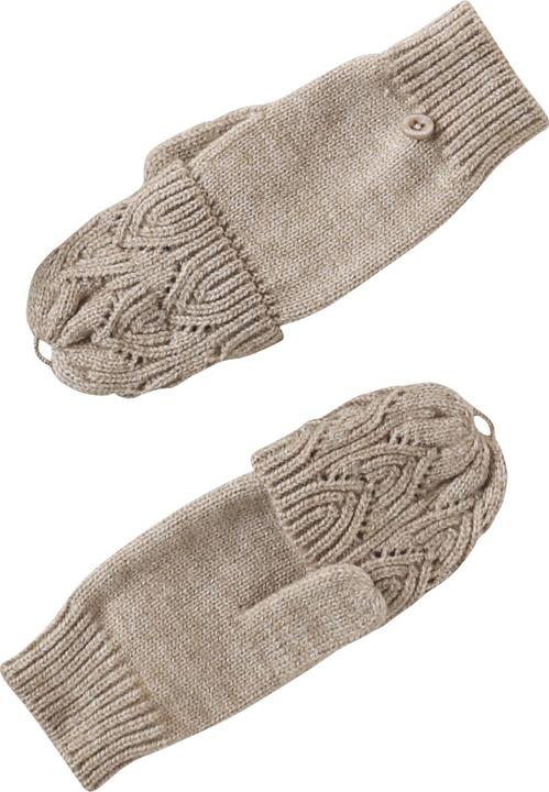 Image du produit Vertbaudet Mädchen Set: Mütze, Snood & Fäustlinge mit Lochmuster und Stickereien (98, 86)