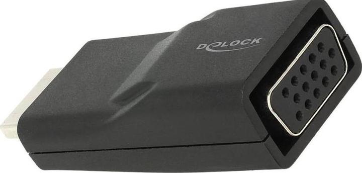 Actual product image Delock Monitor adapter HDMI-A to VGA-Bu black (VGA, 2.20 cm)