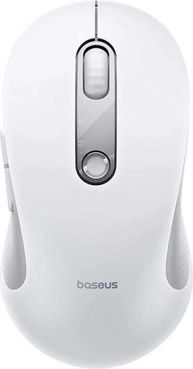 Baseus Mysz Mysz bezprzewodowa F02 USB 2.4GHz - biała (Kabellos)