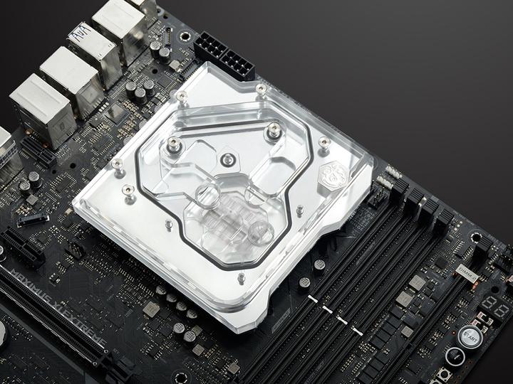 Image du produit Bitspower Monobloc pour ASUS ROG Maximus XI Extreme DRGB Nickel - Acrylique