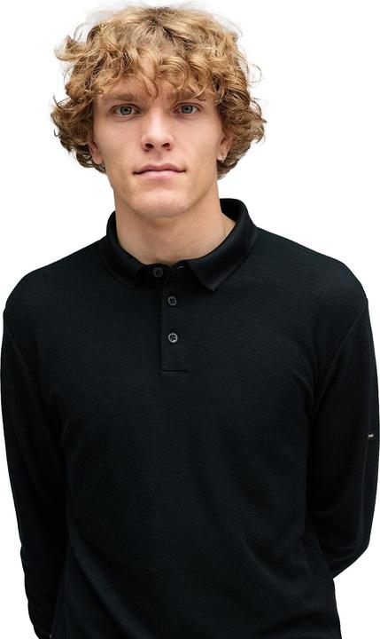 Actual product image Mover Plastic Free Sportswear Long Sleeve Merino Polo (M)