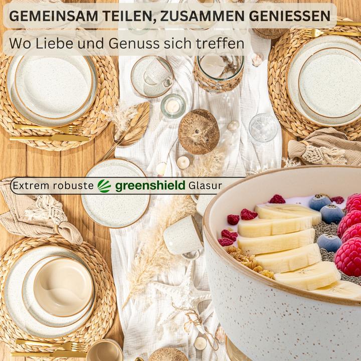 Actual product image Sänger Geschirr Schalen Set Rio Creme (16.30 cm, 0.60 l, 6 x)