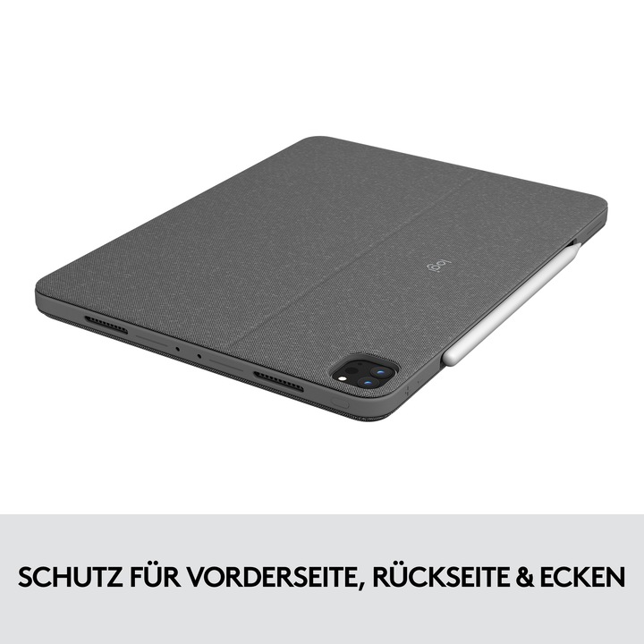 Produktbild Logitech Combo Touch (CH, iPad Pro 11 2021 (3. Gen), iPad Pro 11 2020 (2. Gen), iPad Pro 11 2018 (1. Gen), iPad Pro 11 2022 (4. Gen))