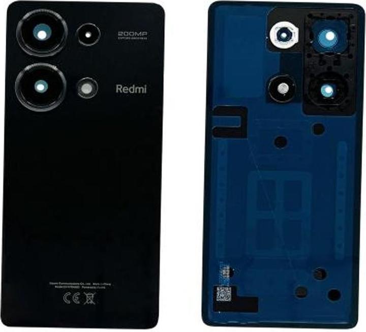 Productafbeelding Xiaomi Redmi Note 13 Pro Back Cover - Black (Xiaomi Redmi Note 13 Pro)