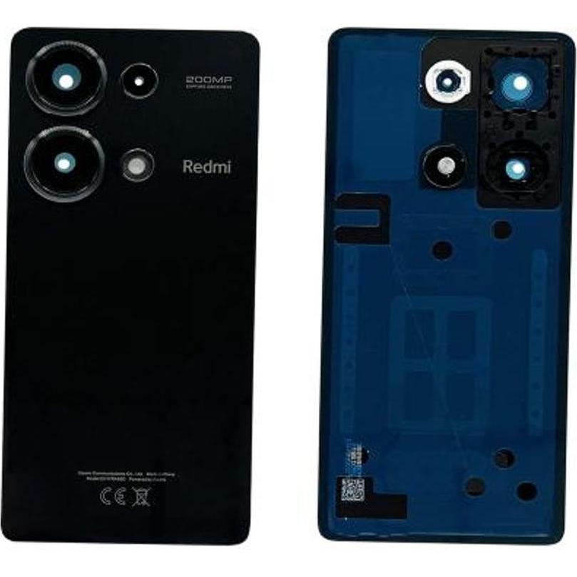 Xiaomi Redmi Note 13 Pro Back Cover - Black (Xiaomi Redmi Note 13 Pro), Cover smartphone, Nero