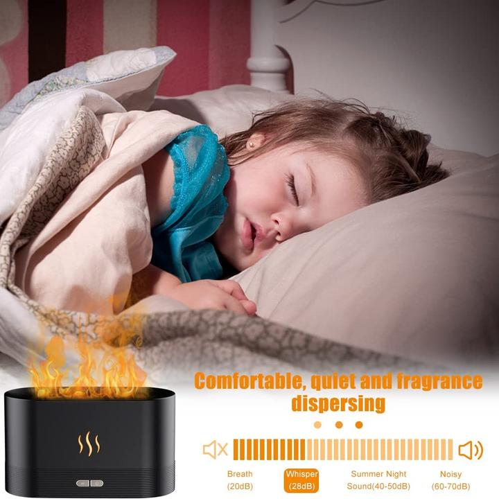 Actual product image PhoneLook Steam cheminée humidifier fire effect LED