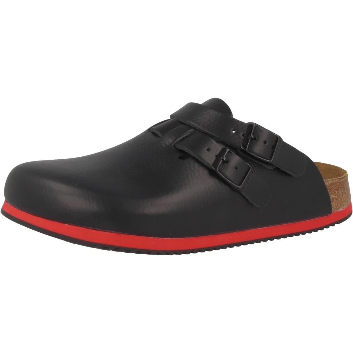 Thumbnail - Birkenstock, Unisex, Hausschuhe, Kay Naturleder Normal, Schwarz, (43)