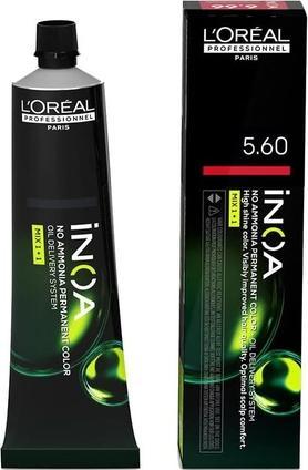 Actual product image L'Oréal Professionnel Permanent colouring Inoa Color Nº 5.60 Intensive light brown mahogany (60 g) (Light brown mahogany)